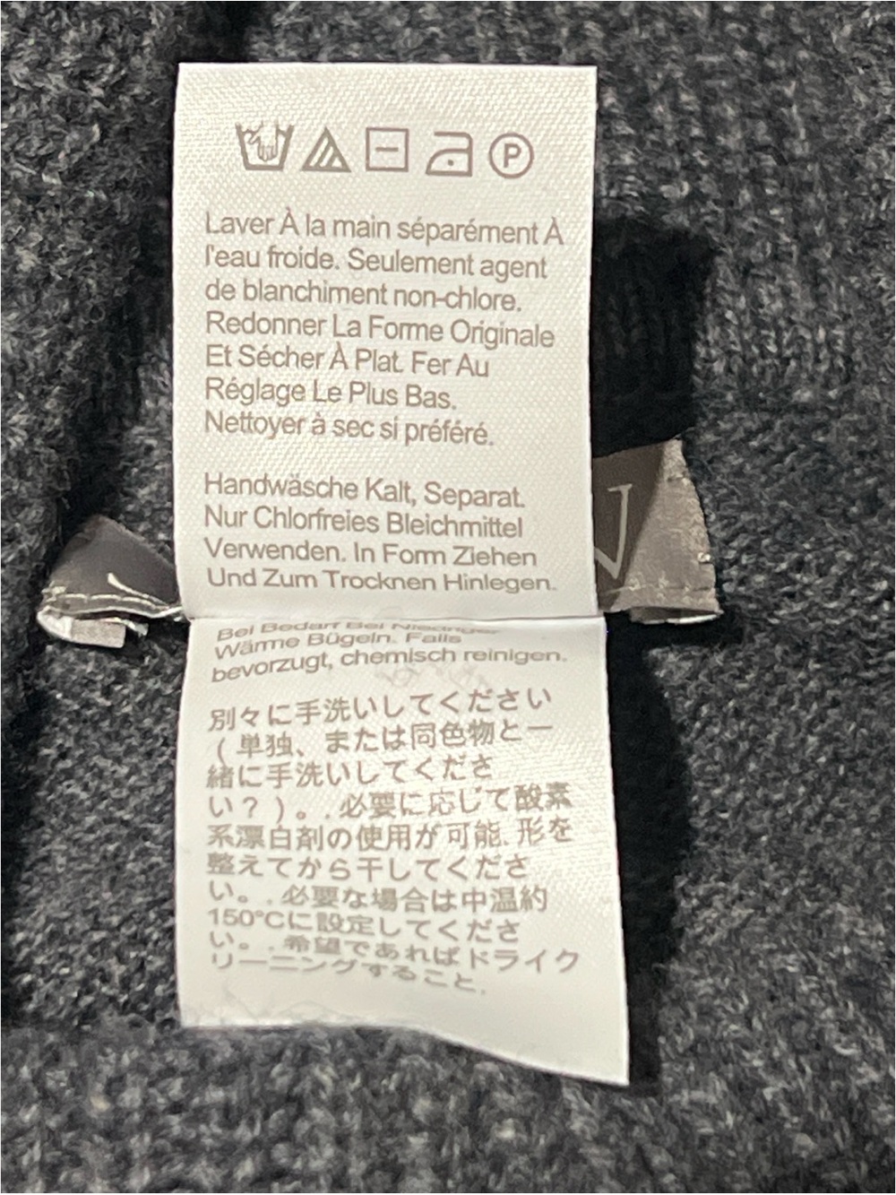 J.Crew Wool Cashmere Turtleneck Poncho Women’s One Size Gray BV431 - Picture 11 of 12